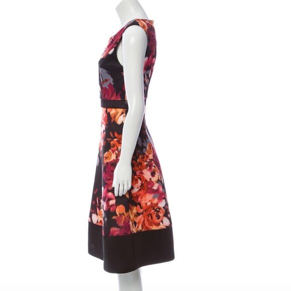 💛 Cynthia Rowley Floral Fit-and-Flare Dress - Picture 2 of 10